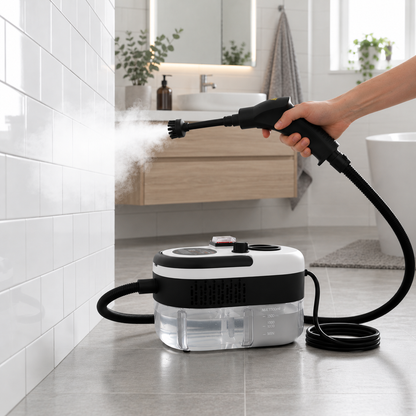 Rimora™ Bärbar Ångrengörare – Sladdfri Handhållen Ångtvätt